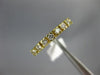 ESTATE .30CT DIAMOND 14K YELLOW GOLD 3D SEVEN STONE PRONG ANNIVERSARY RING #6431