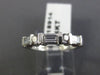ESTATE .75CT DIAMOND 14KT WHITE GOLD 3D CLASSIC WEDDING ANNIVERSARY RING #18914