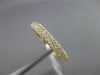 ESTATE .91CT DIAMOND 18KT YELLOW GOLD CLASSIC ETERNITY WEDDING ANNIVERSARY RING