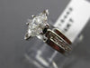 ESTATE .73CT MARQUISE CUT DIAMOND 14KT WHITE GOLD CLASSIC ENGAGEMENT RING #15442