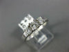 .64CT DIAMOND 14KT WHITE GOLD 3 STONE PAST PRESENT FUTURE ENGAGEMENT RING #1569