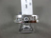 ESTATE 1.02CT DIAMOND 14K WHITE 7 STONE CHANNEL GOLD 3D WEDDING ANNIVERSARY RING
