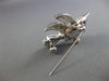 ESTATE .93CT DIAMOND AAA RUBY & SOUTH SEA PEARL 14KT WHITE GOLD BIRD BROOCH PIN
