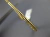 ESTATE .38CT DIAMOND 18K YELLOW GOLD CLASSIC BAR FLEXIBLE LOVE BANGLE BRACELET