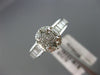 ESTATE 1.50CT DIAMOND 14KT WHITE GOLD 3D MULTI SHAPE FLOWER FRIENDSHIP LOVE RING