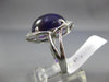 ESTATE LARGE 9.10CT DIAMOND & AAA AMETHYST 14K WHITE GOLD DOUBLE ANCHOR FUN RING