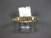 ESTATE .80CT DIAMOND 14KT YELLOW GOLD CLASSIC ROUND CHANNEL ETERNITY RING #3297