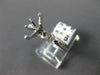 ESTATE .55CT DIAMOND 14K WHITE GOLD 3D MARQUISE SEMI MOUNT ENGAGEMENT RING #5771