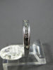 ESTATE .30CT PRINCESS DIAMOND 14KT WHITE GOLD CHANNEL 9 STONE ANNIVERSARY RING