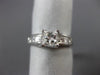 ESTATE 1.78CT PRINCESS DIAMOND PLATINUM 3D LUCIDA ENGAGEMENT RING #19559
