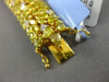 ESTATE MASSIVE 35.46CT WHITE & FANCY YELLOW DIAMOND 18KT WHITE GOLD 3D BRACELET