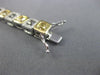 WHITE & FANCY YELLOW 8.33CT DIAMOND 18KT TWO TONE GOLD 3D SQUARE TENNIS BRACELET