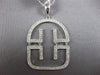 ESTATE LARGE .60CT DIAMOND 18KT WHITE GOLD 3D FLEXIBLE HOUSE PENDANT