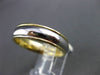 ESTATE PLATINUM & 18KT YELLOW GOLD CLASSIC WEDDING ANNIVERSARY RING 5.5mm #23588