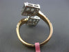 LARGE 1.49CT MARQUISE & PRINCESS DIAMOND 18KT WHITE & ROSE GOLD CRISS CROSS RING