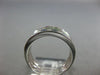 ESTATE WIDE 1.09CT DIAMOND & AAA MULTI GEM 18K WHITE GOLD CLASSIC STACKABLE RING