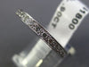 ESTATE .90CT DIAMOND 18K WHITE GOLD 3D FILIGREE ETERNITY ANNIVERSARY RING #11736