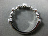 .25CT DIAMOND 14KT WHITE GOLD 3D 5 STONE FILIGREE SEMI ETERNITY ANNIVERSARY RING