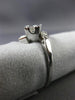 ANTIQUE LARGE 1.26CT OLD MINE DIAMOND PLATINUM WEDDING ANNIVERSARY RING #11141