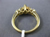 ESTATE .50CT DIAMOND 14K YELLOW GOLD 3D CLASSIC ROUND & PRINCESS ENGAGEMENT RING