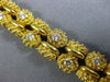ESTATE WIDE TIFFANY & CO. 1.80CT DIAMOND 18K YELLOW GOLD 3D NUGGET LOVE BRACELET