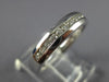 ESTATE .25CT DIAMOND 18K WHITE GOLD 3D SEMI ETERNITY CHANNEL ANNIVERSARY RING