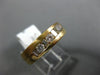 ESTATE WIDE 1.02CT DIAMOND 14KT YELLOW GOLD 7 STONE COMFORT FIT ANNIVERSARY RING