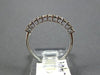ESTATE .40CT ROUND DIAMOND 14KT WHITE GOLD 3D CLASSIC 11 STONE ANNIVERSARY RING