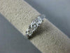 .64CT DIAMOND 14KT WHITE GOLD 3 STONE PAST PRESENT FUTURE ENGAGEMENT RING #1569