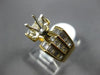 ESTATE LARGE 1.15CT DIAMOND 14K YELLOW GOLD 6 PRONG SEMI MOUNT ENGAGEMENT RING