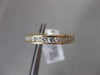 ESTATE 1.10CT ROUND DIAMOND 14KT YELLOW GOLD CHANNEL ETERNITY WEDDING RING BAND