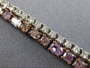 ESTATE EXTRA LARGE 51.11CT WHITE & PINK DIAMOND 18KT WHITE & ROSE GOLD NECKLACE