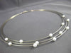 ESTATE 14KT WHITE GOLD SOUTH SEA PEARL BY THE YARD ITALIAN CHOKER NECKLACE 22805