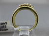 ESTATE WIDE .92CT DIAMOND 14KT YELLOW GOLD 3D SQUARE MULTI ROW FUN RING