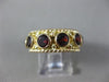 ESTATE LARGE 2CT AAA GARNET 14KT YELLOW GOLD FILIGREE ANNIVERSARY RING #26309