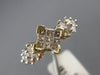 ESTATE .50CT DIAMOND 14K YELLOW GOLD 3D CLASSIC ROUND & PRINCESS ENGAGEMENT RING