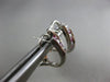 ESTATE .61CT ROUND DIAMOND & AAA RUBY 14KT WHITE GOLD UMBRELLA CLIP ON EARRINGS