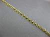 ESTATE LONG 14KT YELLOW GOLD 3D CLASSIC LINK WOMEN'S BRACELET #24711 2mm WIDE