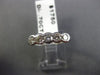 ESTATE .70CT DIAMOND 14K WHITE GOLD 3D SEMI BEZEL 5 STONE ANNIVERSARY RING #5684