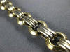 ESTATE 14KT WHITE & YELLOW GOLD 3D ITALIAN HANDCRAFTED CIRCULAR BRACELET #22721