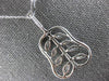 ESTATE LARGE 2.07CT DIAMOND 18KT WHITE GOLD ROUND & MARQUISE EXOTIC PEAR PENDANT