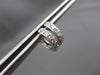 ESTATE .24CT DIAMOND 14KT WHITE GOLD 5 STONE CLASSIC HUGGIE EARRINGS 2mm #24068