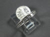 ESTATE .30CT PRINCESS DIAMOND 14KT WHITE GOLD CHANNEL 9 STONE ANNIVERSARY RING