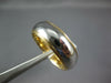 WIDE 14K WHITE & YELLOW GOLD 3D 7mm CLASSIC WEDDING ANNIVERSARY BAND RING #21806