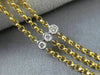 ESTATE WIDE .80CT DIAMOND 14KT TWO TONE GOLD ETOILE BY THE YARD TENNIS BRACELET