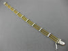 ESTATE WIDE .80CT DIAMOND 14KT TWO TONE GOLD ETOILE BY THE YARD TENNIS BRACELET