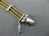 ESTATE WIDE .80CT DIAMOND 14KT TWO TONE GOLD ETOILE BY THE YARD TENNIS BRACELET