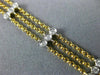 ESTATE WIDE .80CT DIAMOND 14KT TWO TONE GOLD ETOILE BY THE YARD TENNIS BRACELET