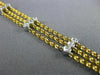 ESTATE WIDE .80CT DIAMOND 14KT TWO TONE GOLD ETOILE BY THE YARD TENNIS BRACELET