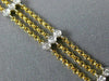 ESTATE WIDE .80CT DIAMOND 14KT TWO TONE GOLD ETOILE BY THE YARD TENNIS BRACELET